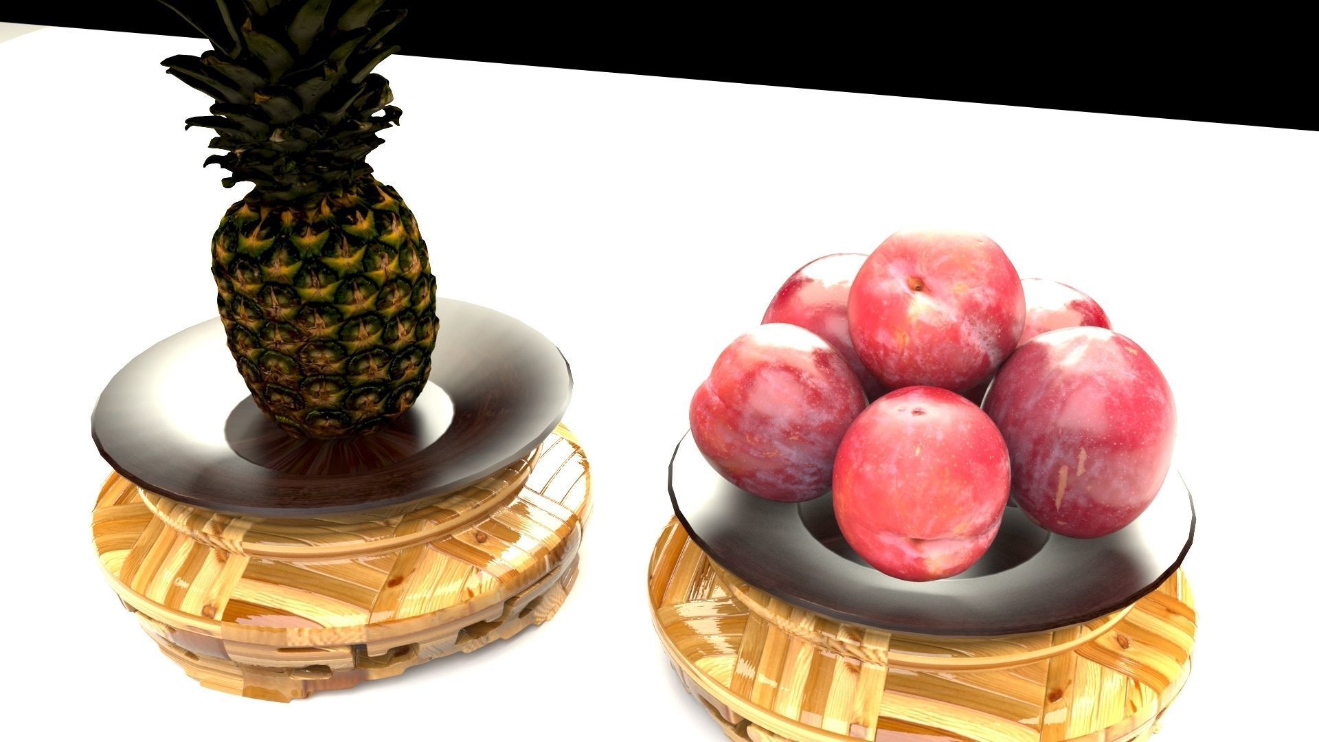 Chinese pineapple 3D model_2