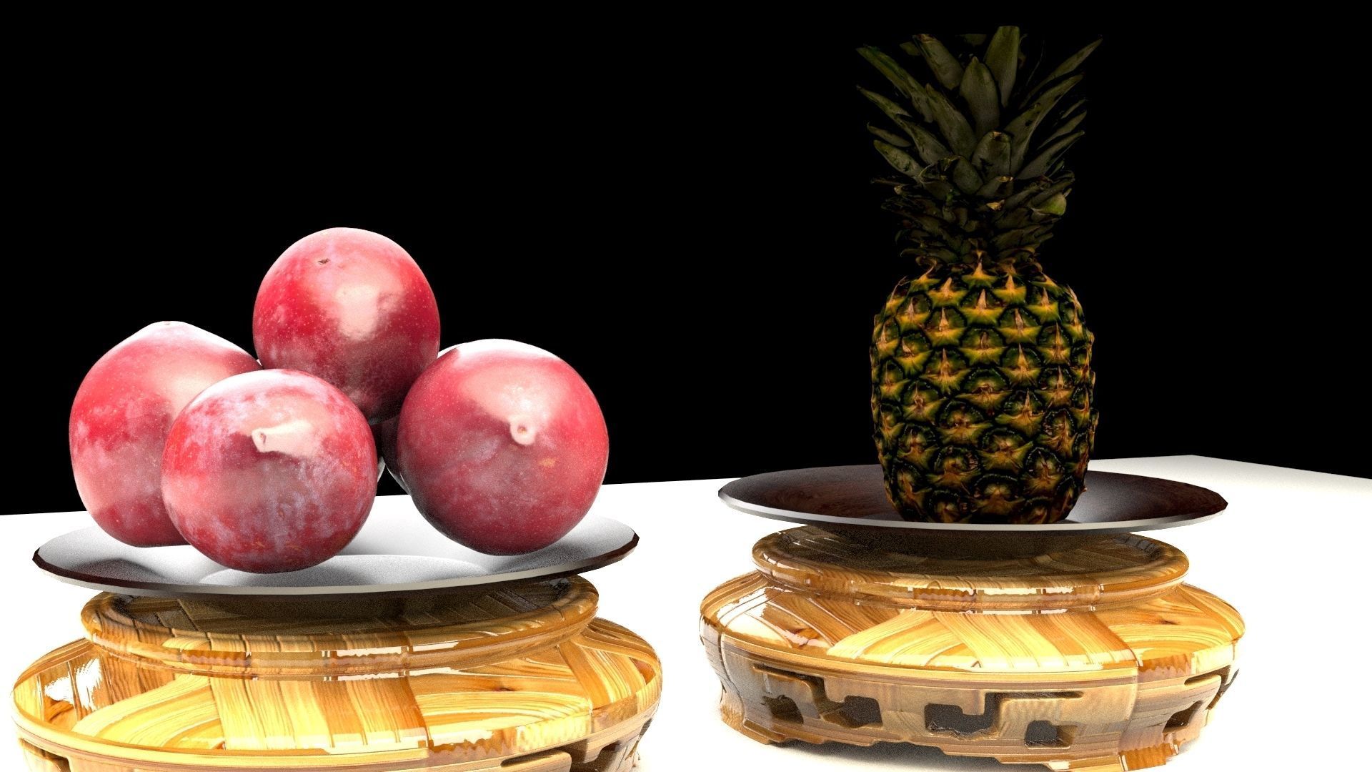 Chinese pineapple 3D model_3