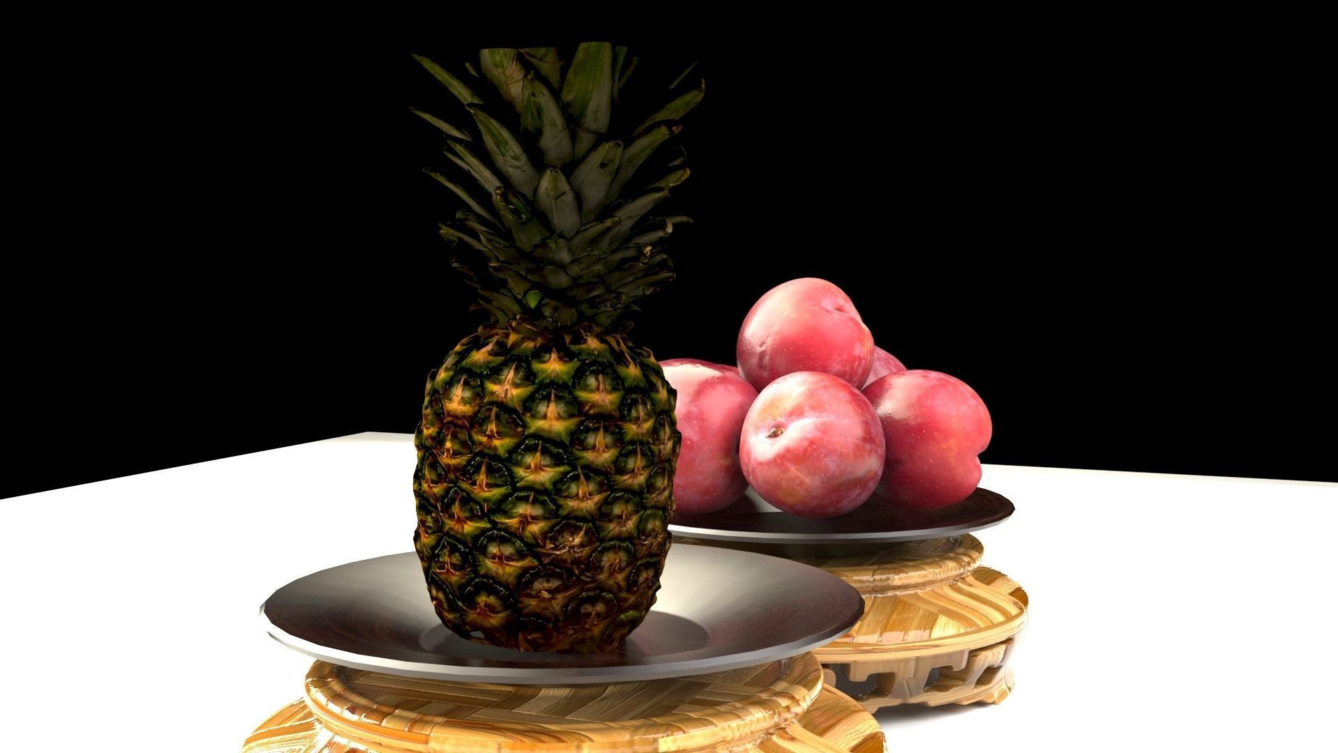 Chinese pineapple 3D model_4