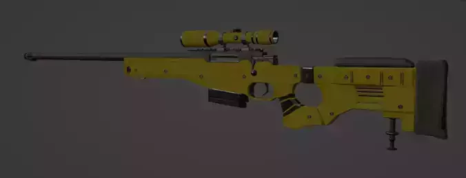 AWP-AWM Lapua 338 ARMA 2 DAYZ INSPIRED Low-poly 3D model