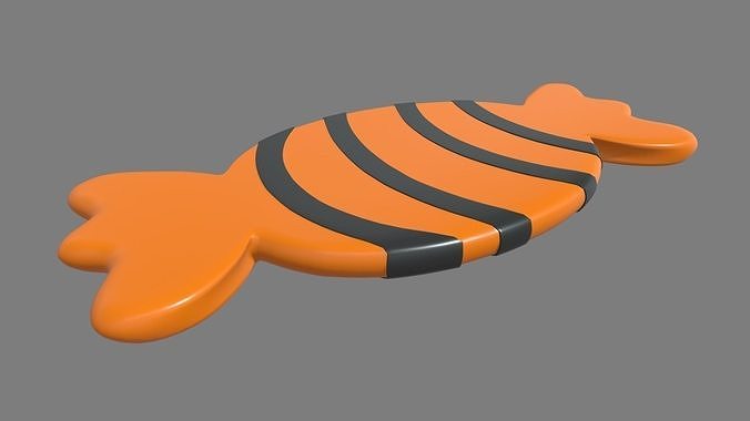 Halloween Candies Pack 01 Low-poly 3D model 7