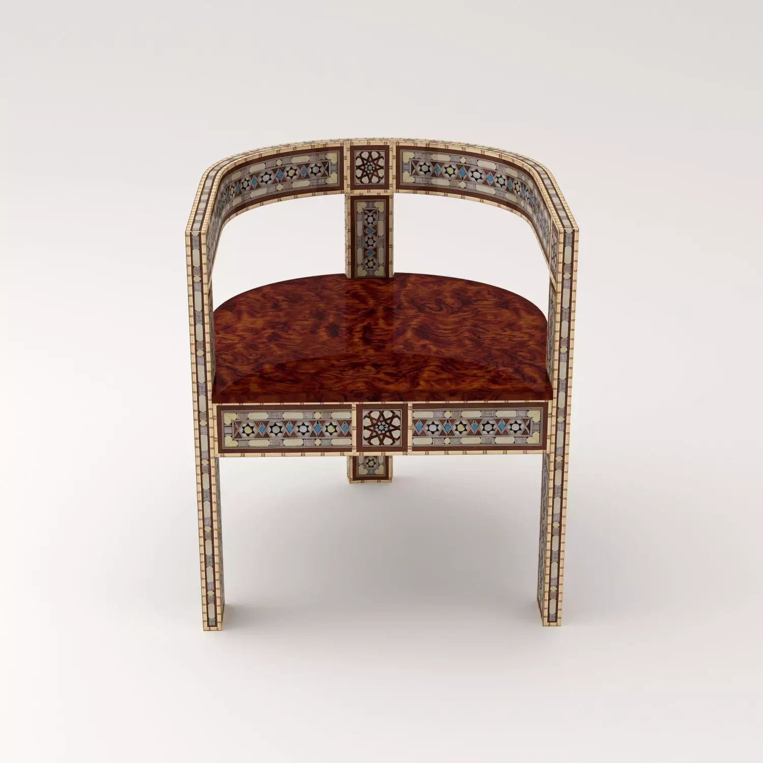 arabic chair 01 3D model_0