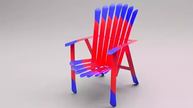 Ski Adirondack Chair