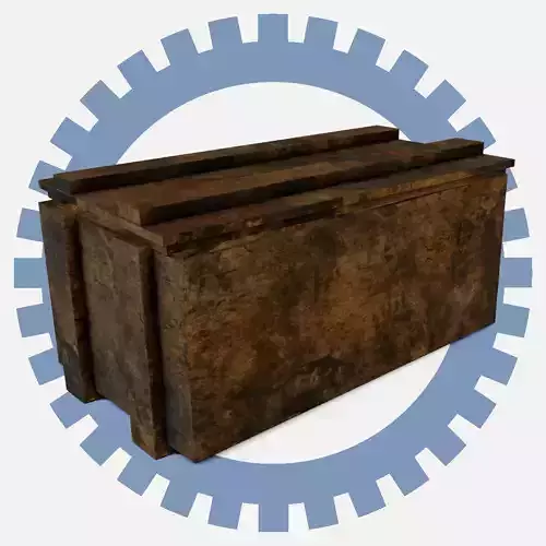 Wood Crate - game ready - 4k Low-poly 3D model