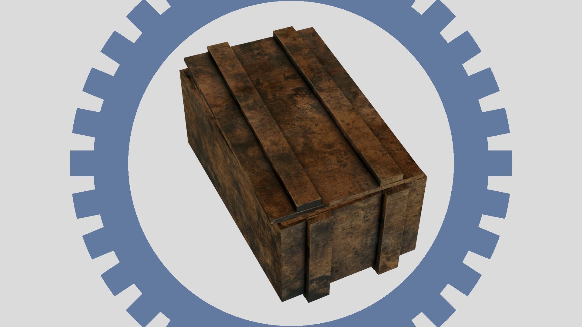 3D model Wood Crate game ready 4k VR / AR / lowpoly CGTrader