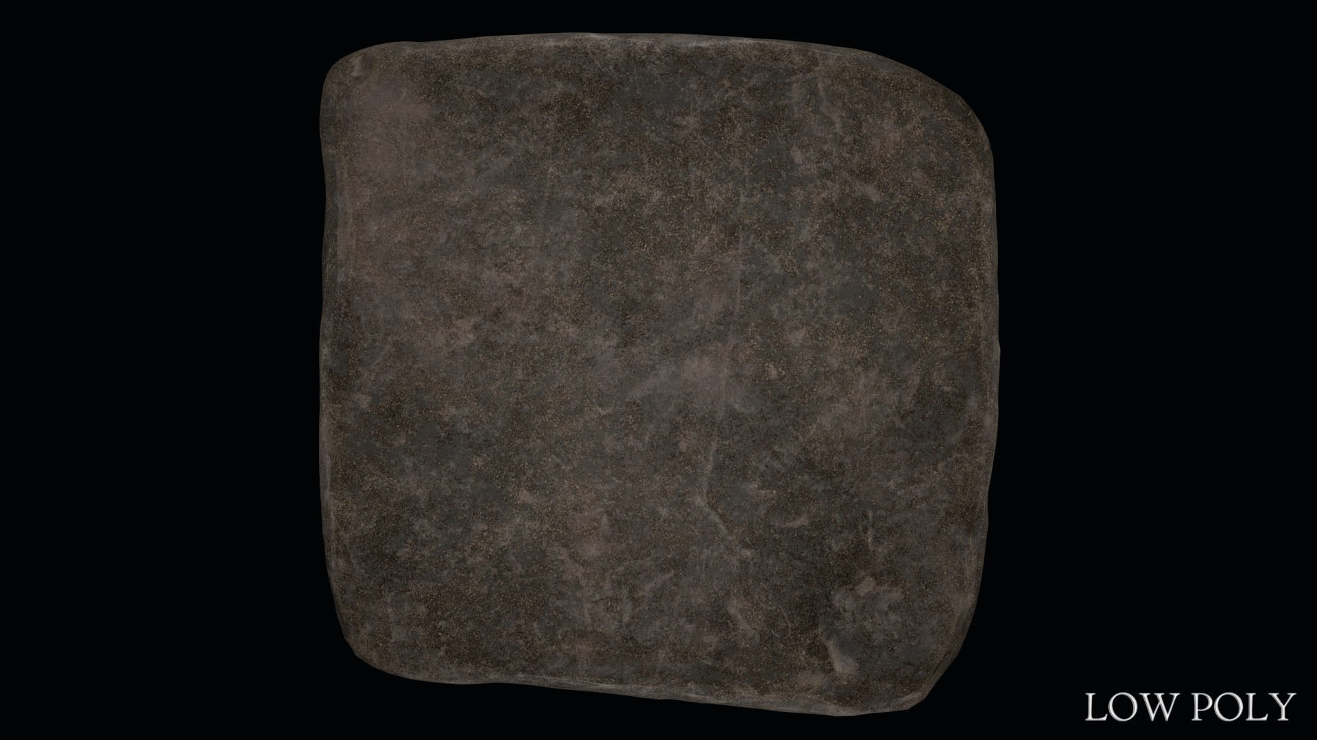 Luwian Hieroglyphic Slab Low-poly 3D model_28