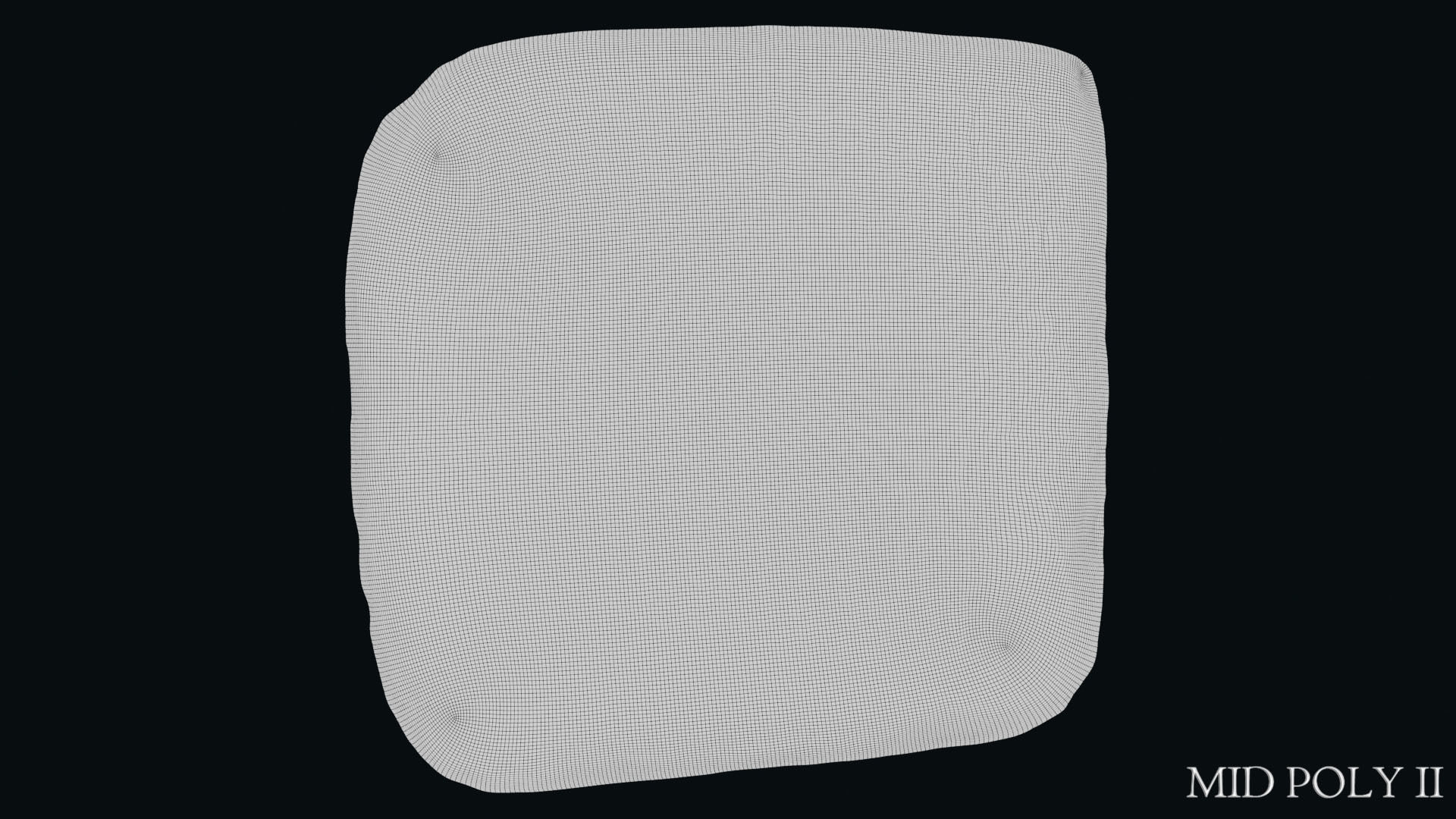 Luwian Hieroglyphic Slab Low-poly 3D model_49