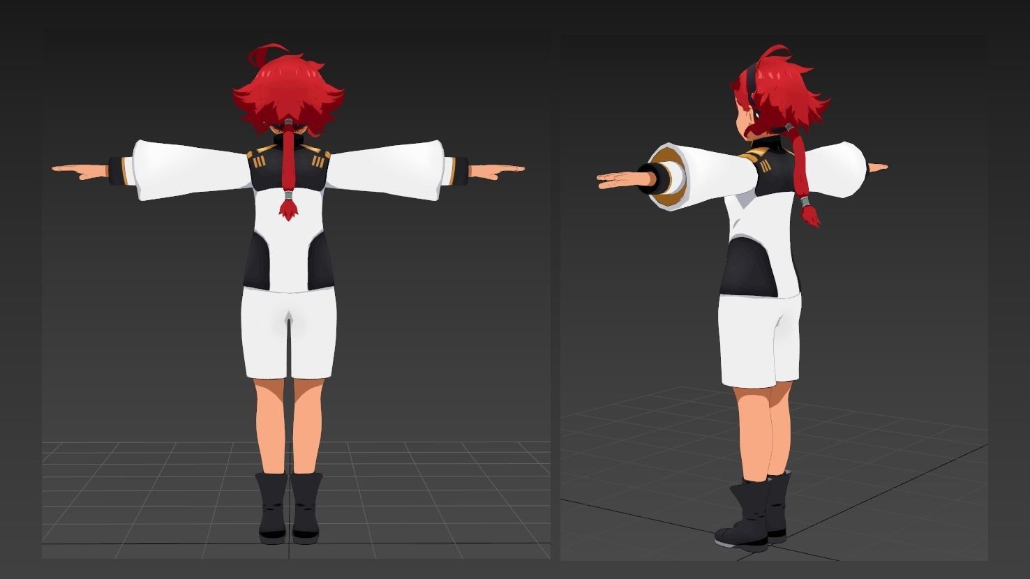 Suletta the Witch from Mercury VRChat avatar 3D model_2