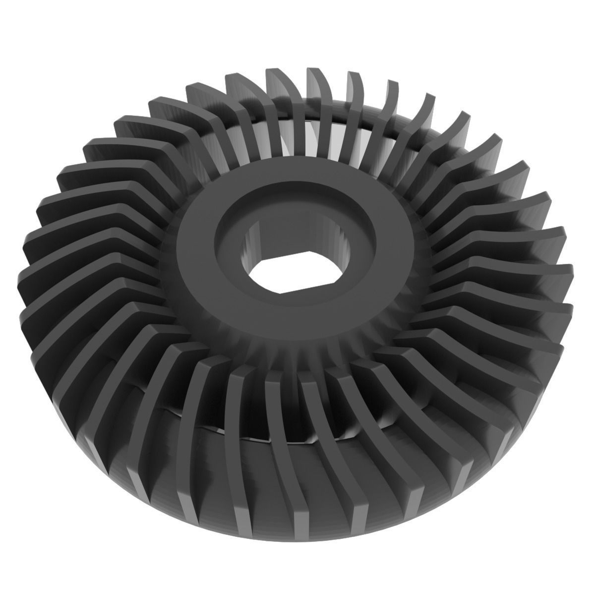 Impeller for Angle Metal Cutting Grinder 3D print model_2