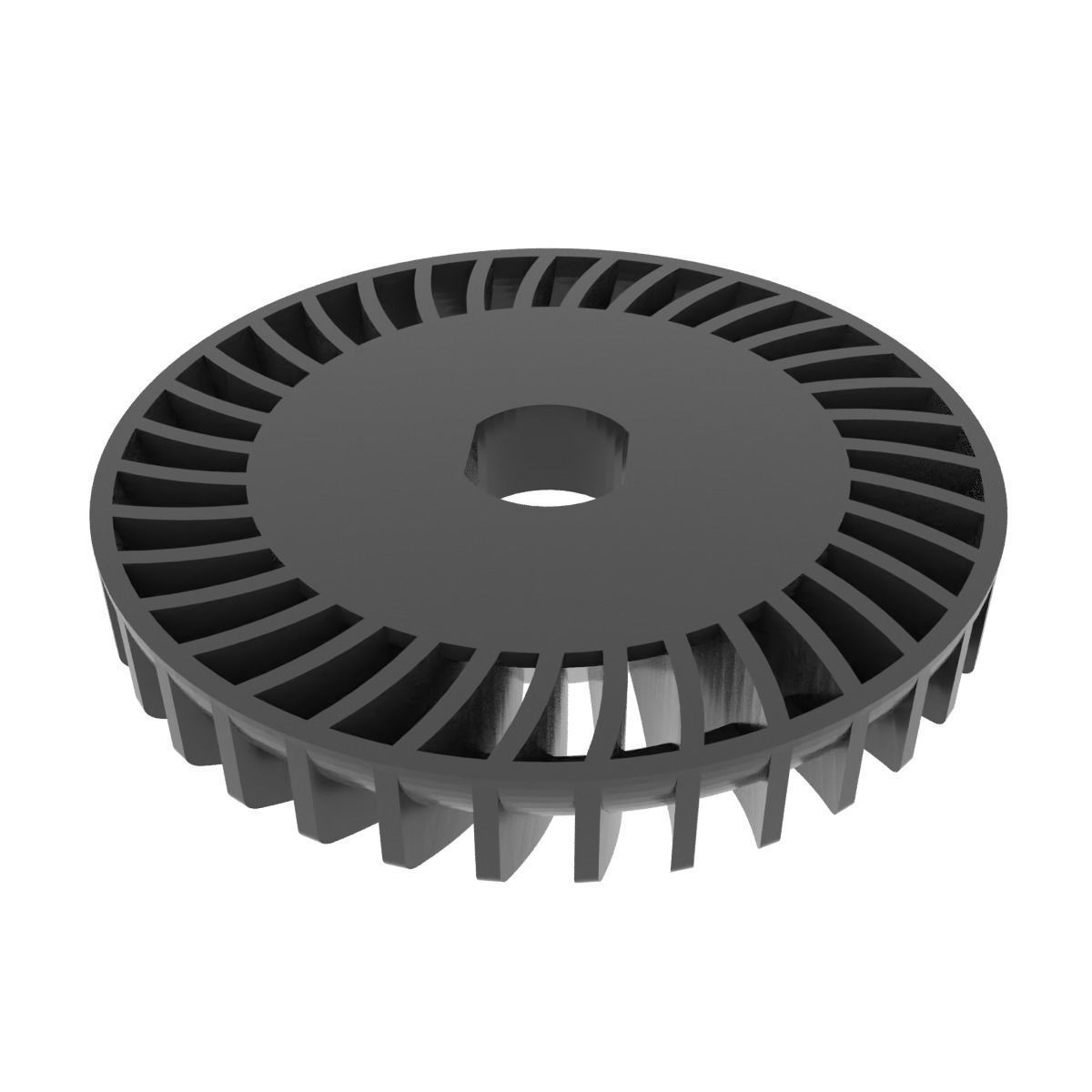 Impeller for Angle Metal Cutting Grinder 3D print model_9