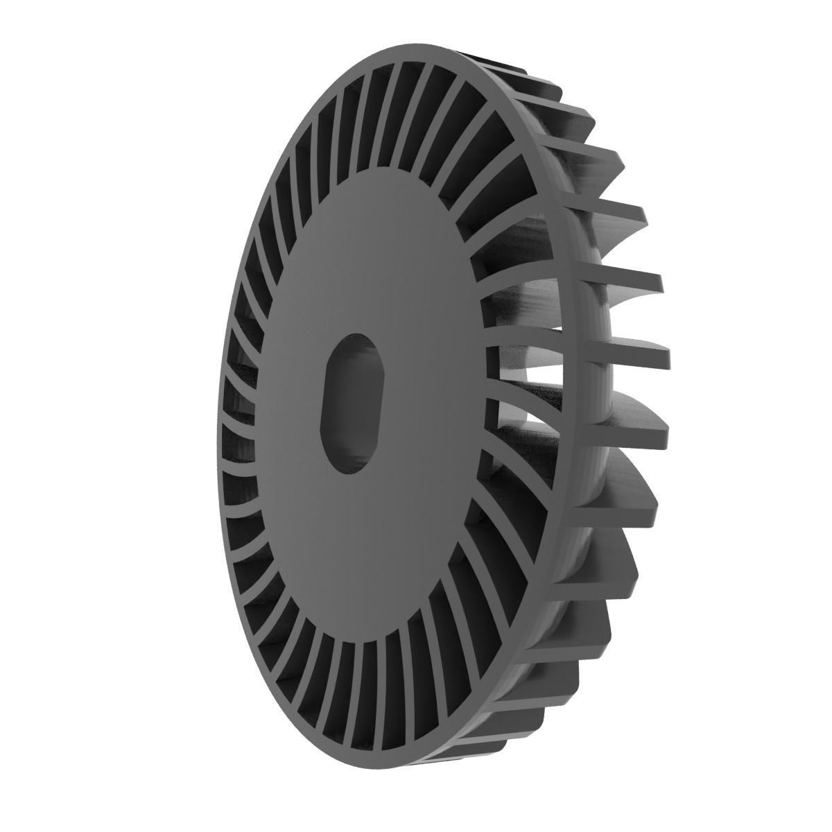 Impeller for Angle Metal Cutting Grinder 3D print model_7