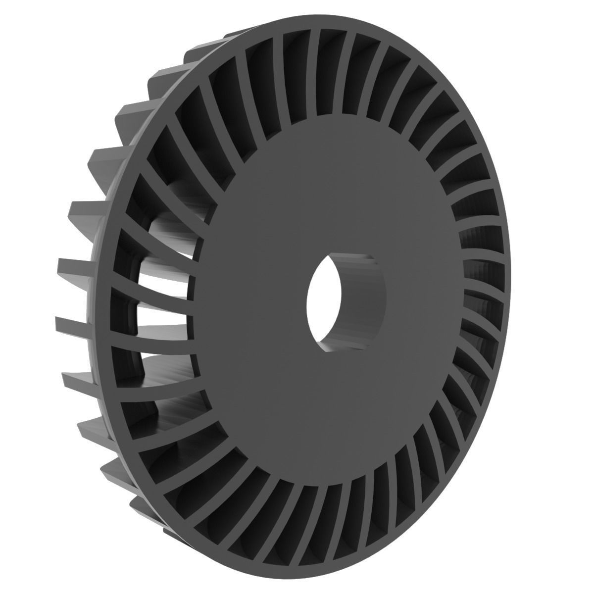 Impeller for Angle Metal Cutting Grinder 3D print model_8