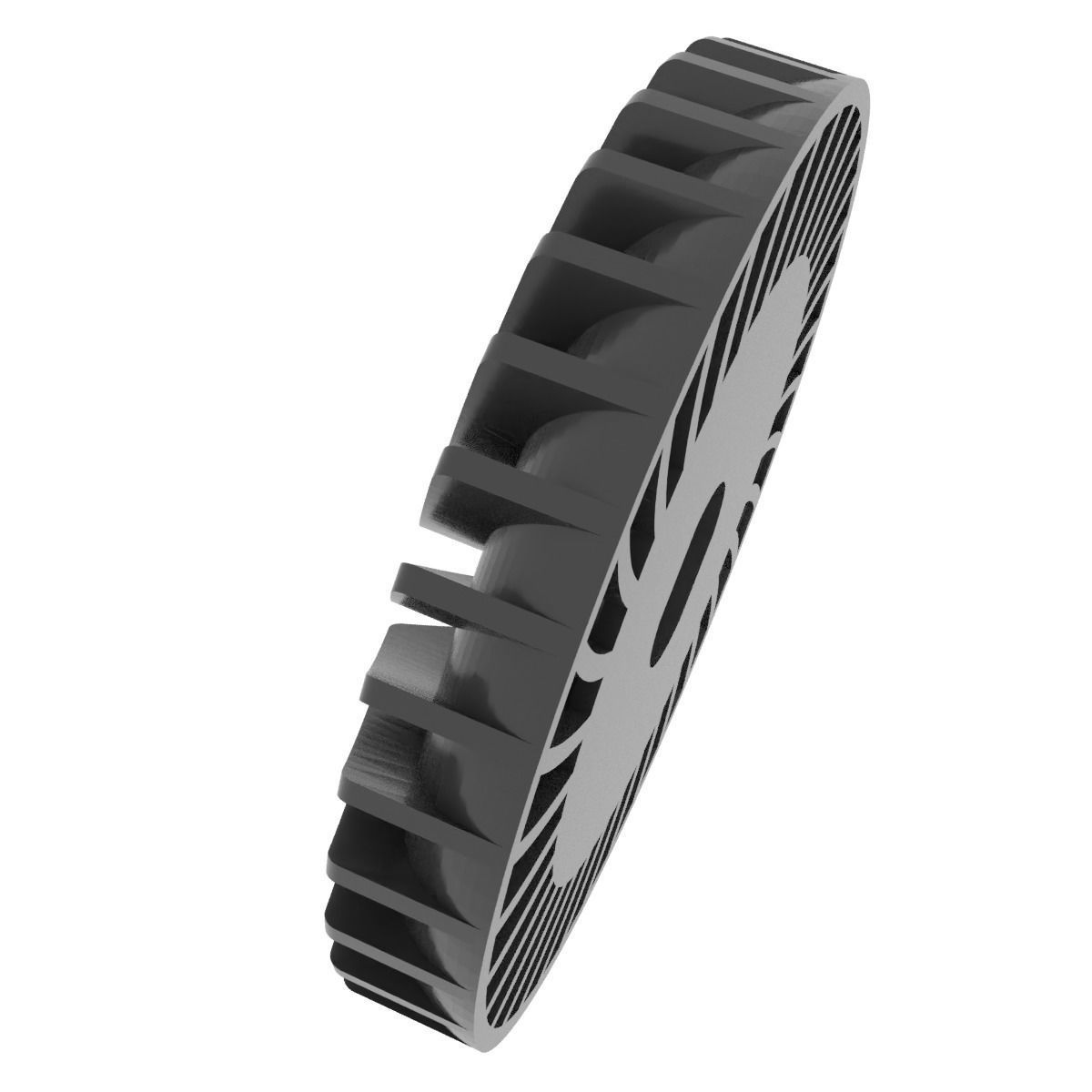 Impeller for Angle Metal Cutting Grinder 3D print model_5