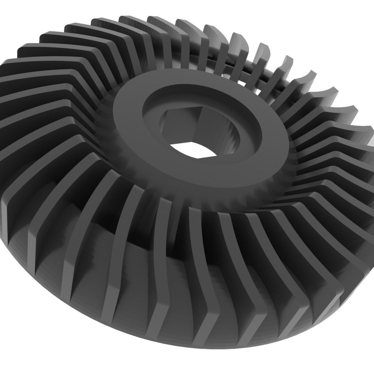 Impeller for Angle Metal Cutting Grinder 3D print model_4