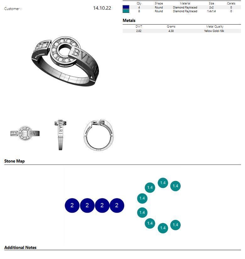 bulgari ring  3D model_2
