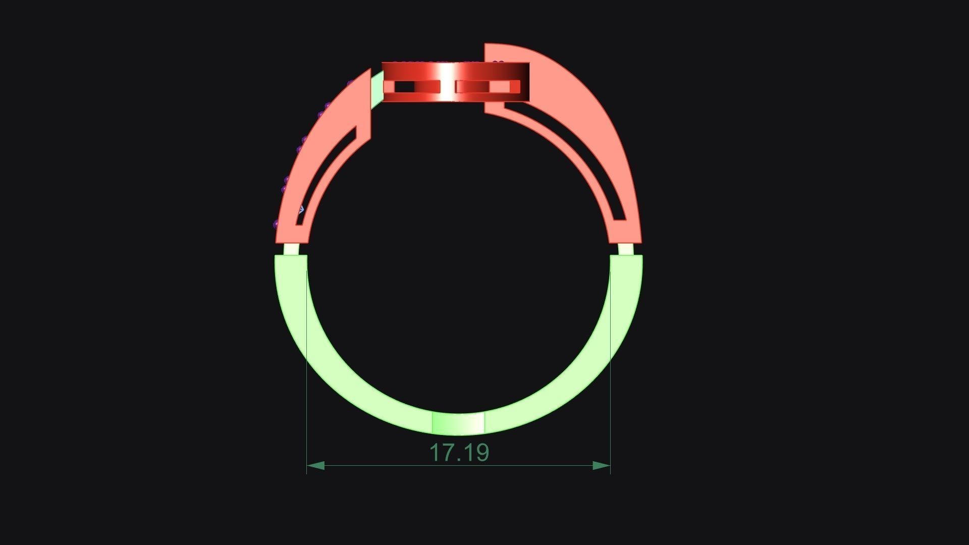 bulgari ring  3D model_6
