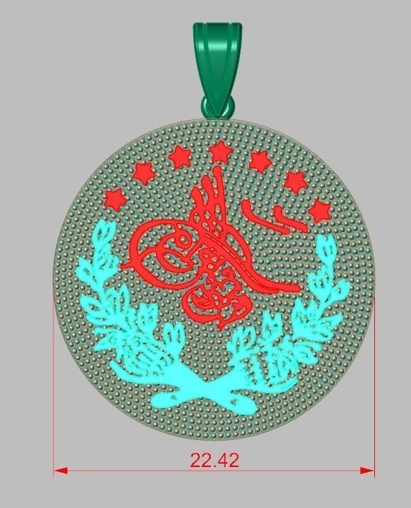 My Exclusive Pendant model 3D 01 3D print model_5