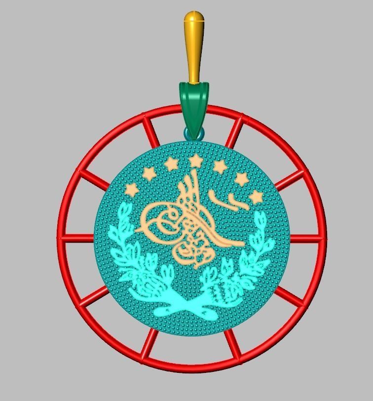 My Exclusive Pendant model 3D 01 3D print model_8