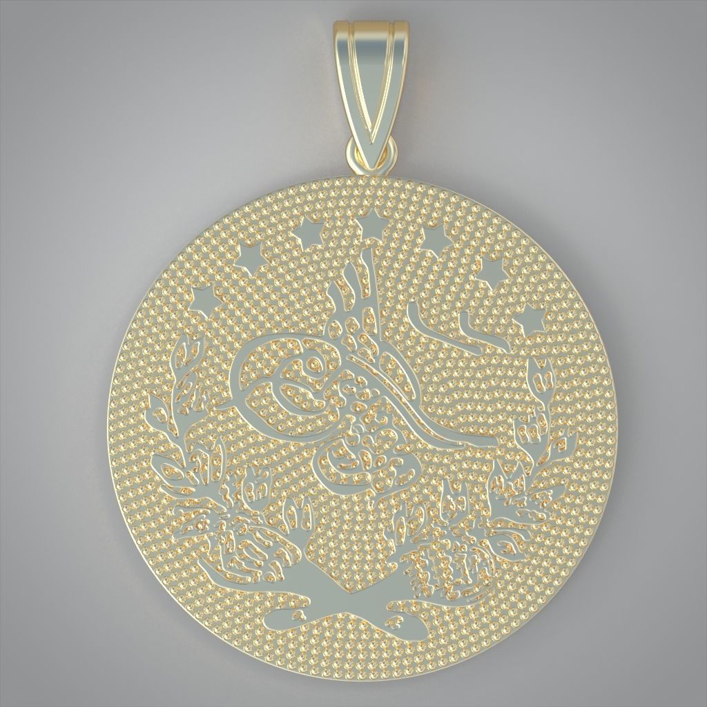 My Exclusive Pendant model 3D 01 3D print model_1