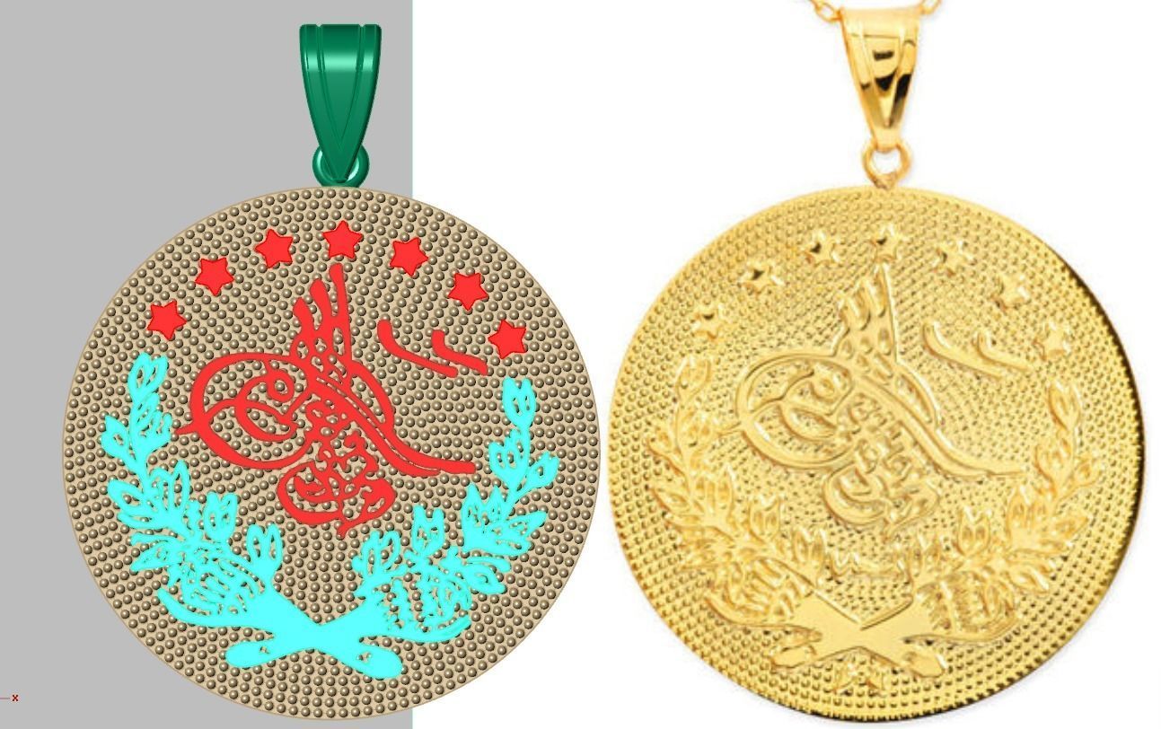 My Exclusive Pendant model 3D 01 3D print model_4