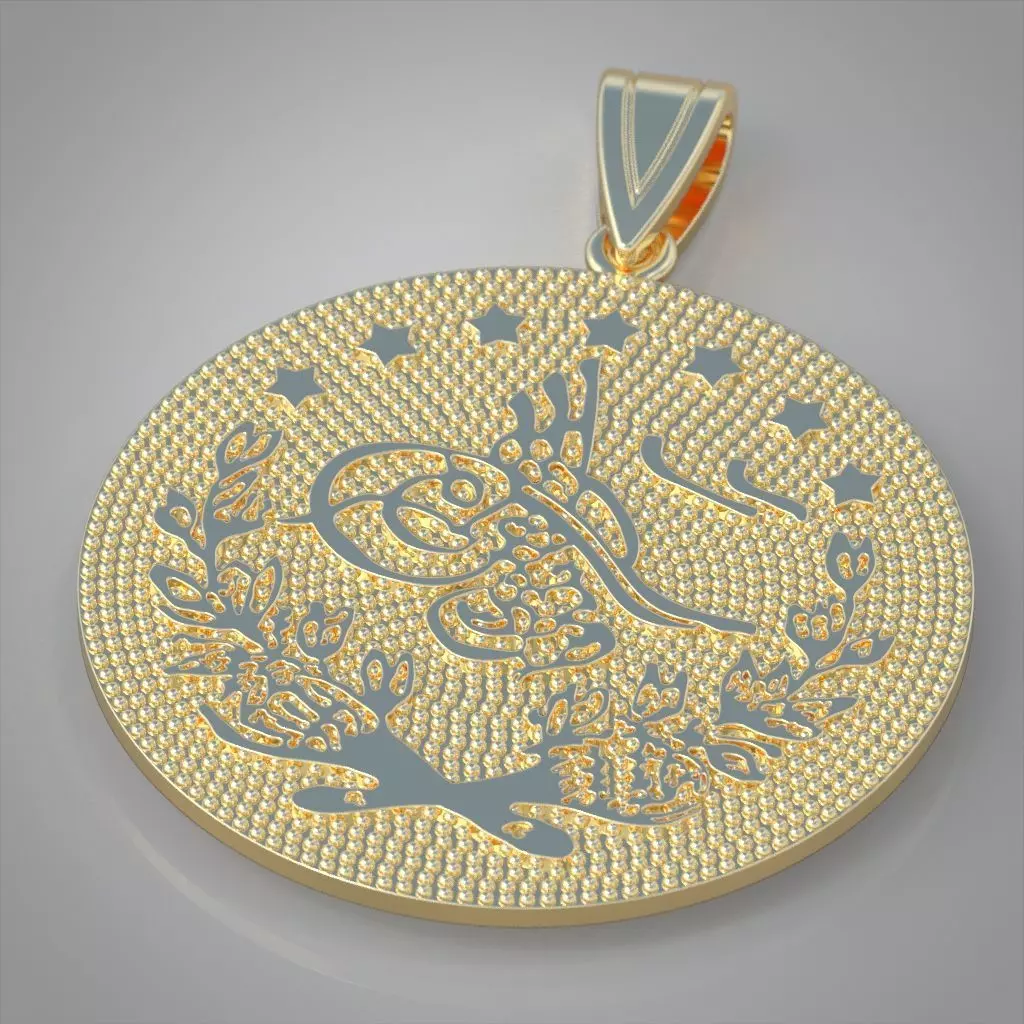 My Exclusive Pendant model 3D 01 3D print model_0