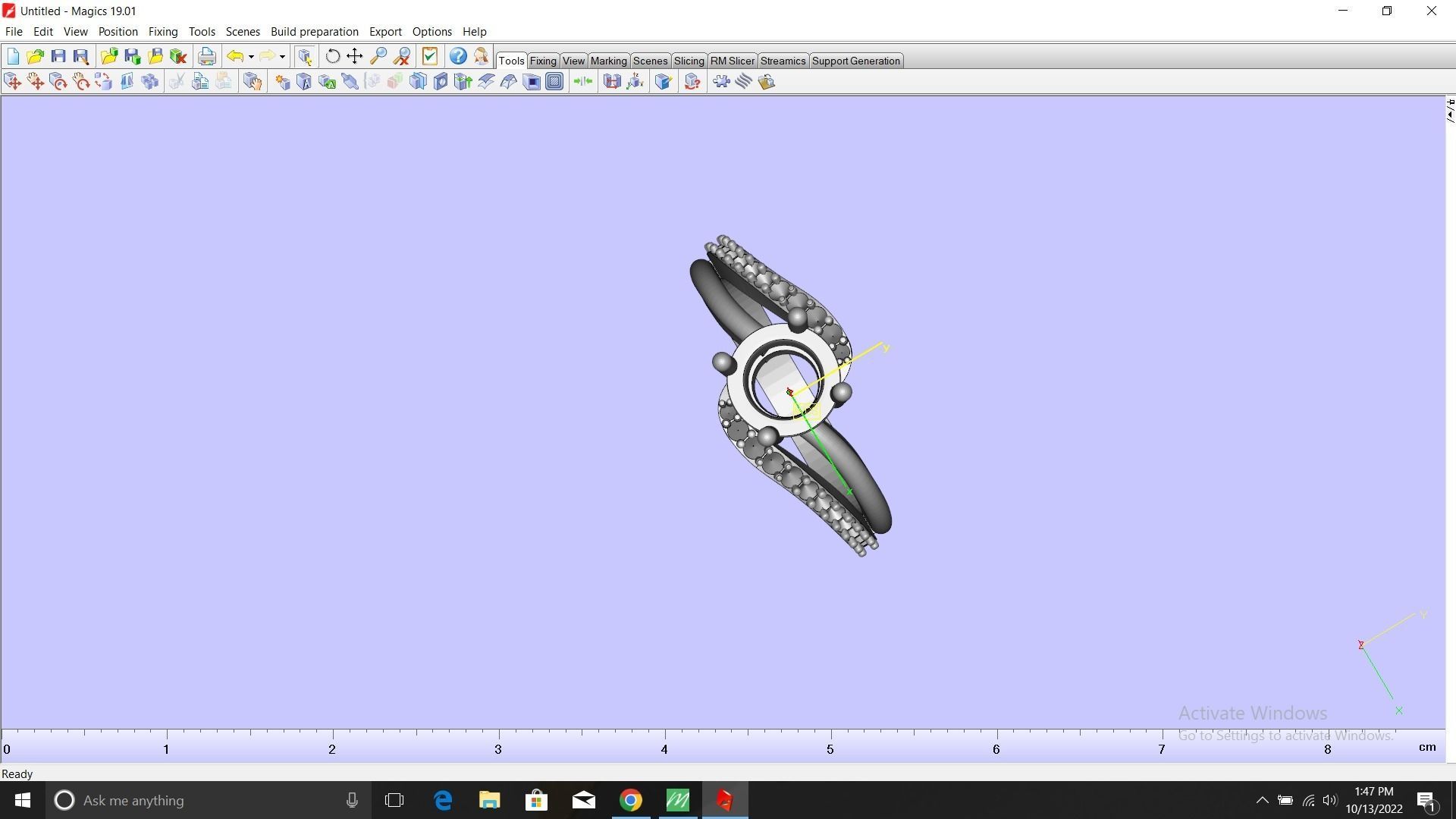 solitaire ring  3D print model_10