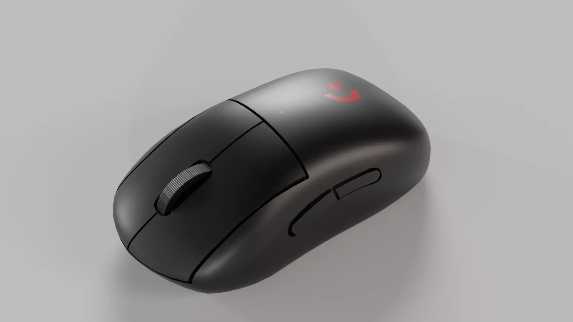Logitech G Pro Wireless Mouse Low-poly 3D model_0
