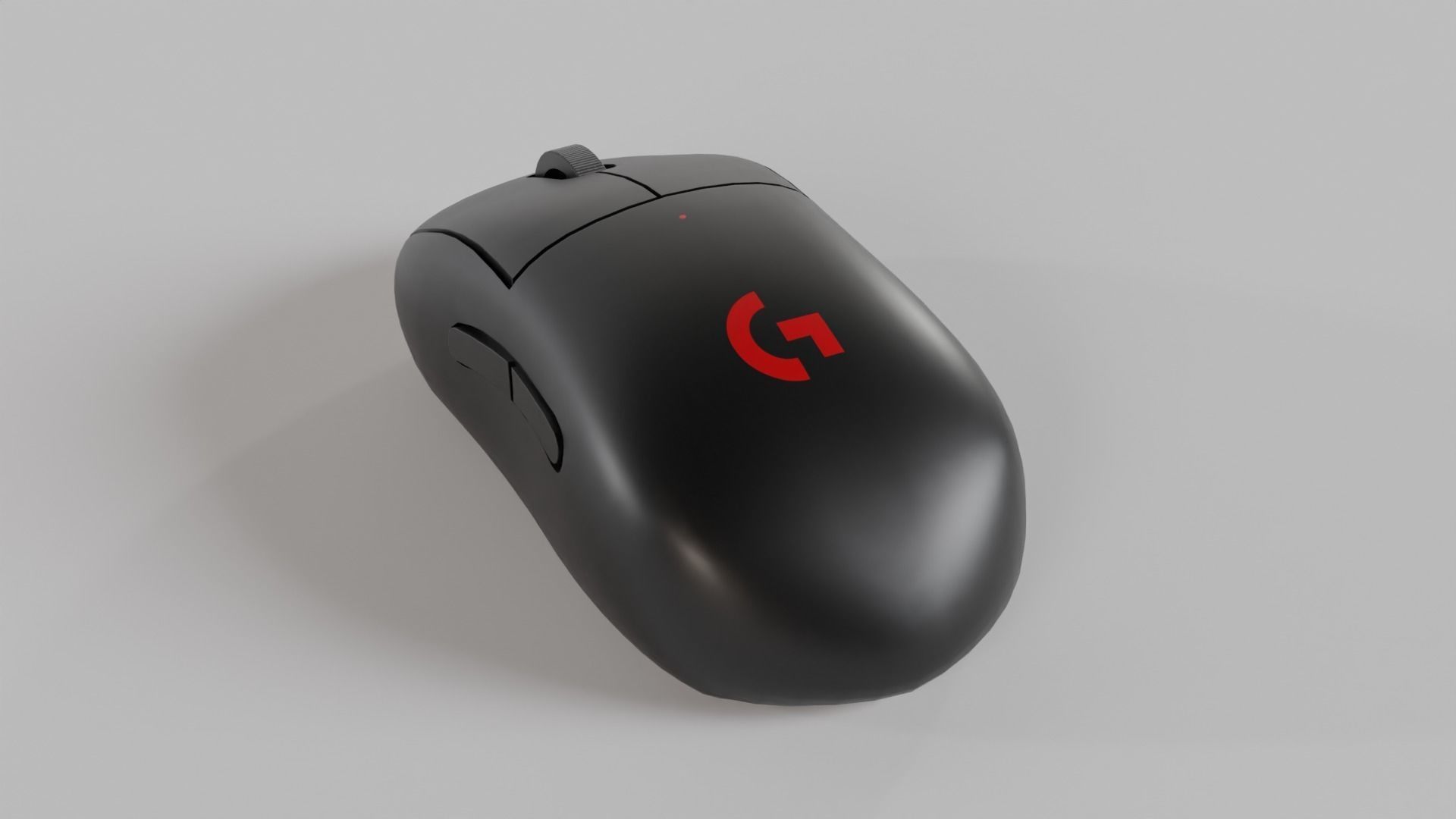 Logitech G Pro Wireless Mouse Low-poly 3D model_1