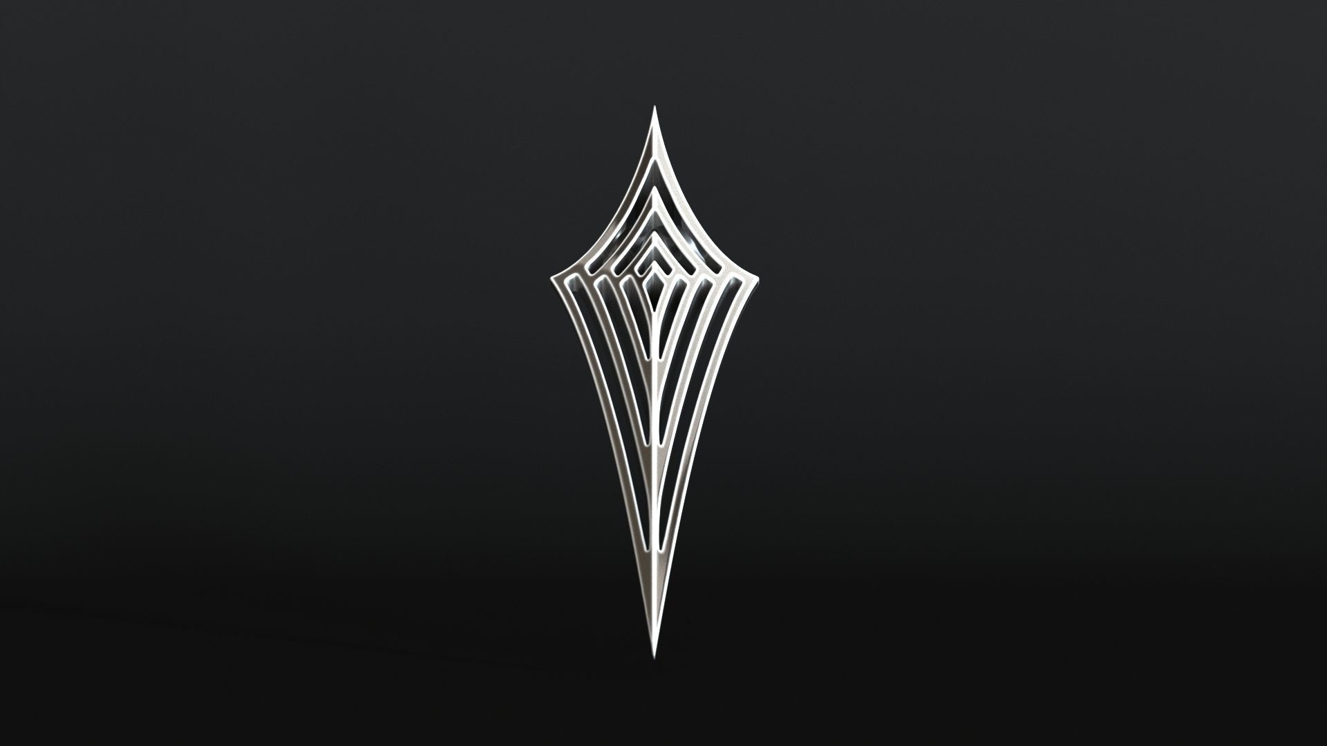 Elven Arrow Pendant G 3D Model 3D print model_6