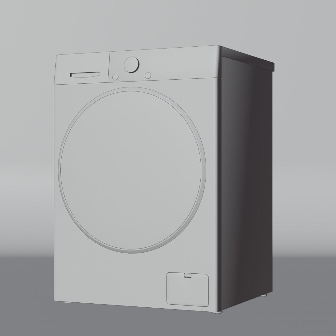 Washing Machine LG-F4WV7010S2W 3D model_5