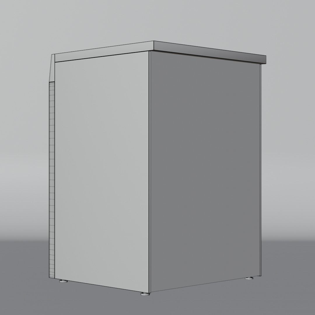 Washing Machine LG-F4WV7010S2W 3D model_9