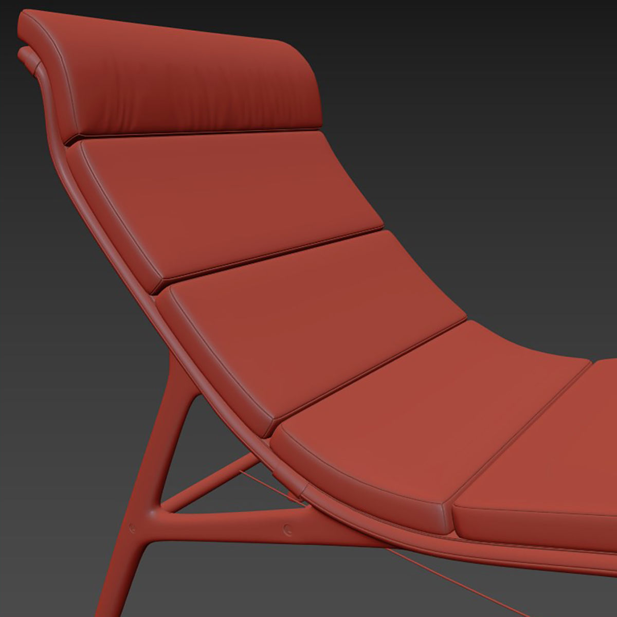Alias Longframe soft sunbed 3D model_6
