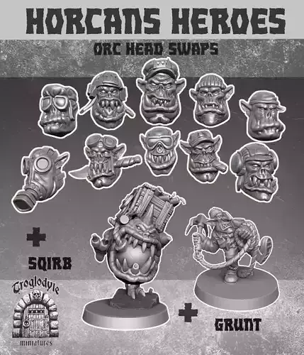 Horcans heroes - Orc headswaps 