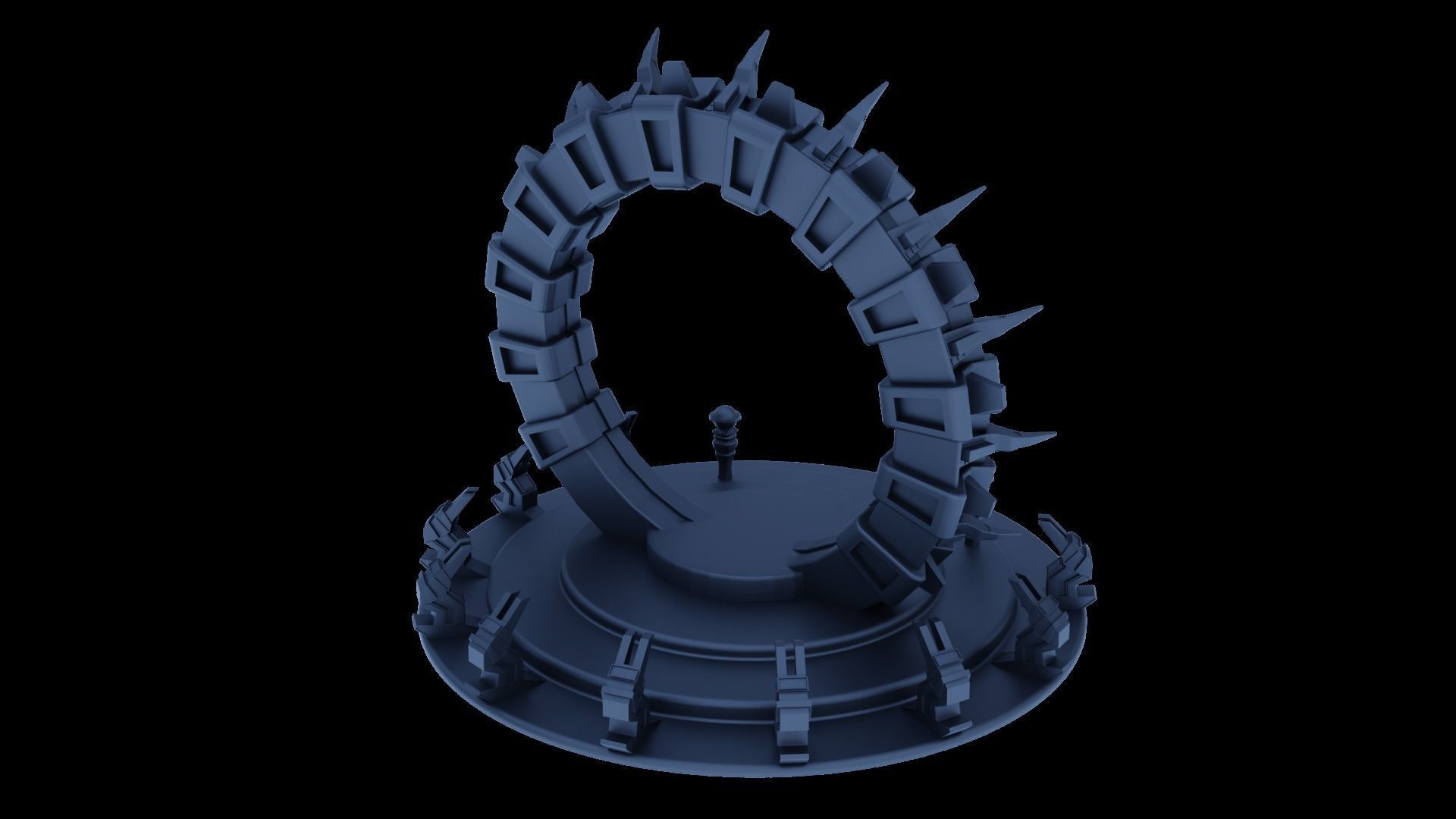 Portal Gate 3D print model 3D model 3D printable | CGTrader