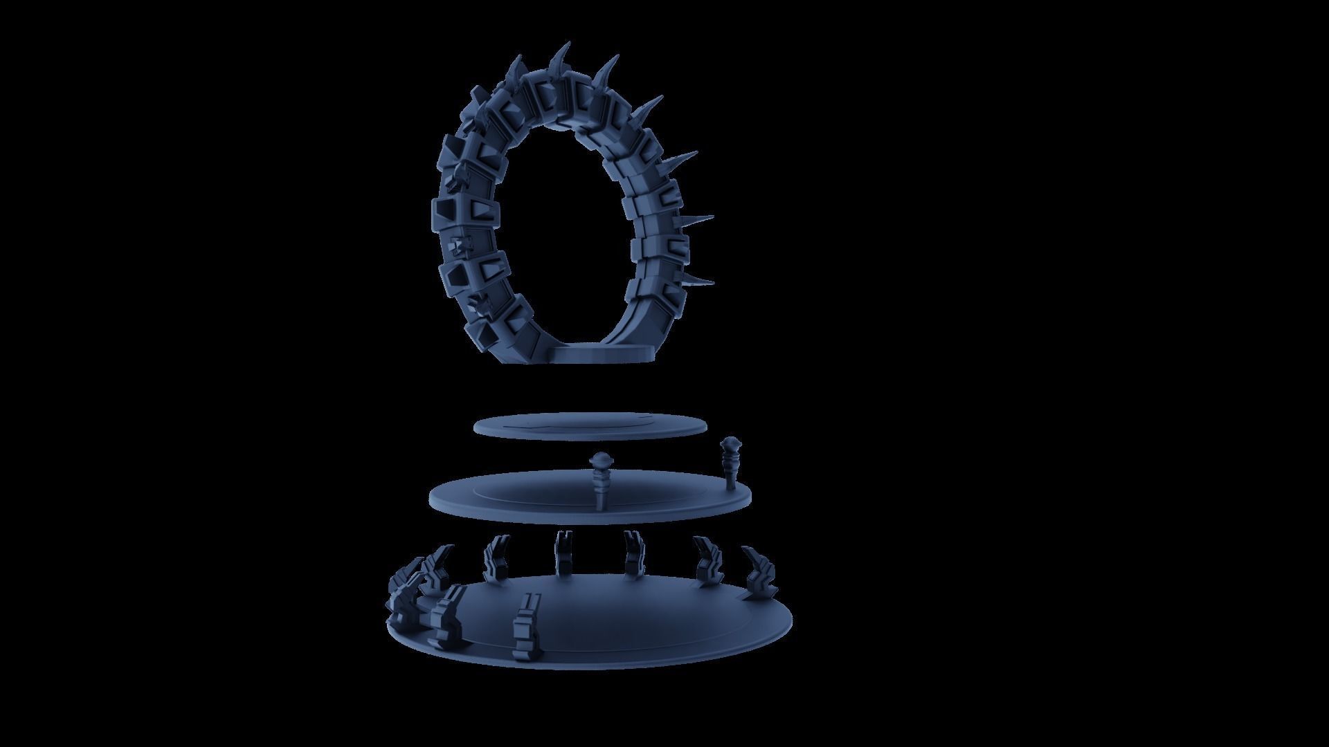 Portal Gate 3D print model 3D model 3D printable | CGTrader