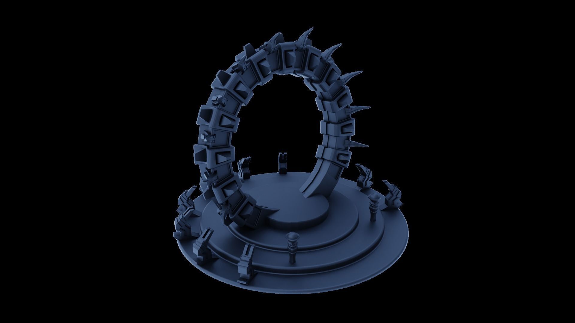 Portal Gate 3D print model 3D model 3D printable | CGTrader