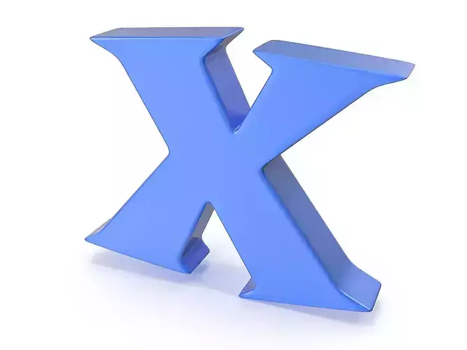 X Alphabet letter