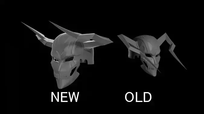 Ichigo Hollow Mask full 3D print model