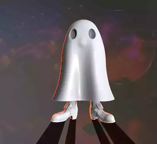 GHOST STL  halloween ghost 3d print stl file 3D print model