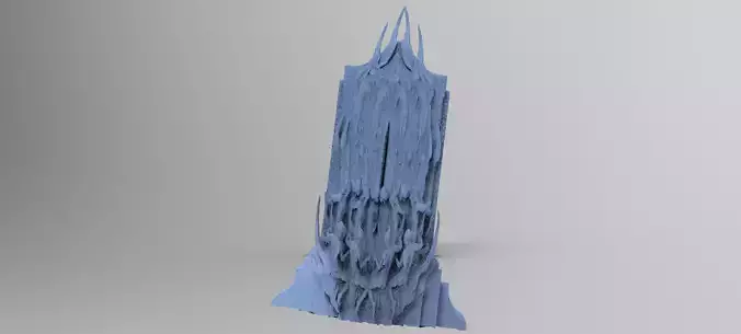 Dantes Underworld Gateway Pillar 3 3D model