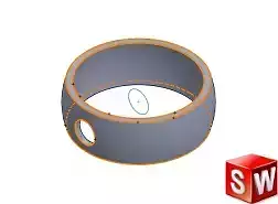 Pokebola ring with hole in middle