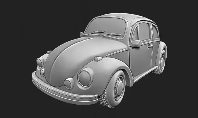 Volkswagen Beetle Relief and Pendant