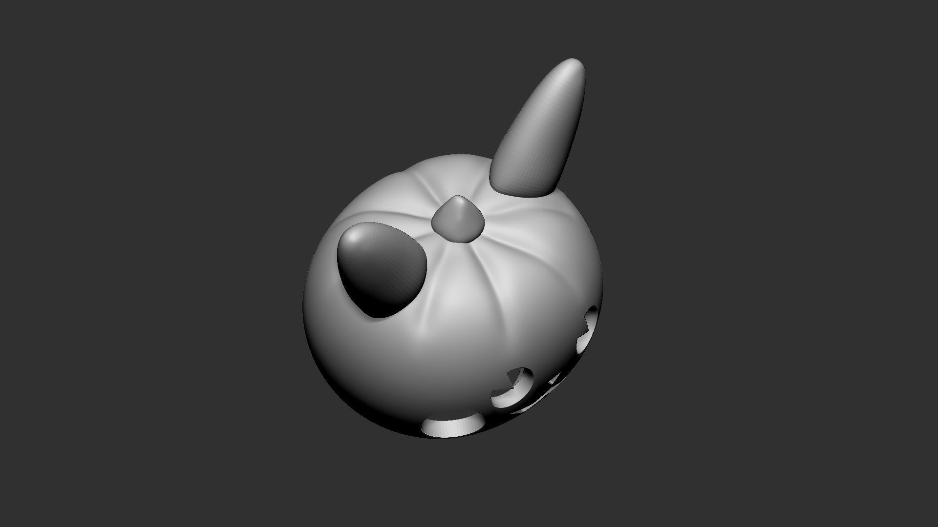 Pikachu Pumpkin - 3D Print Model 3D print model_14