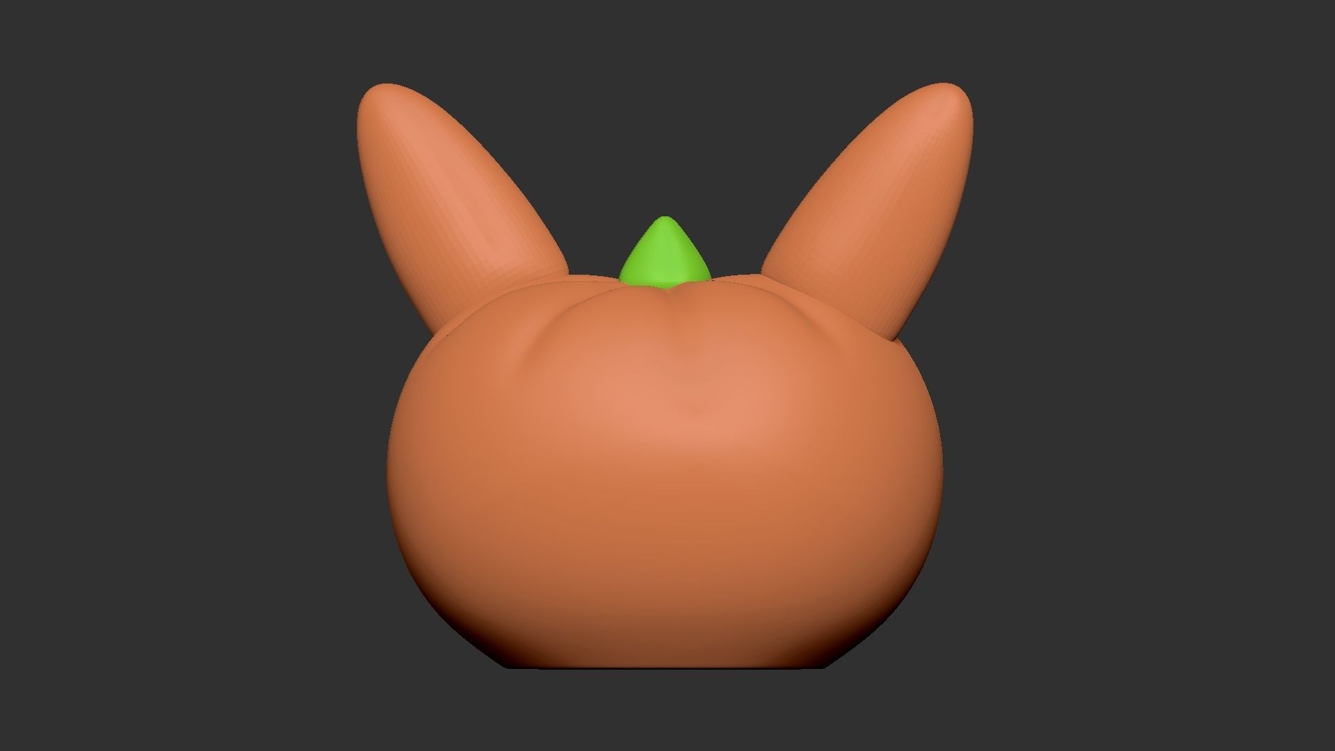 Pikachu Pumpkin - 3D Print Model 3D print model_2