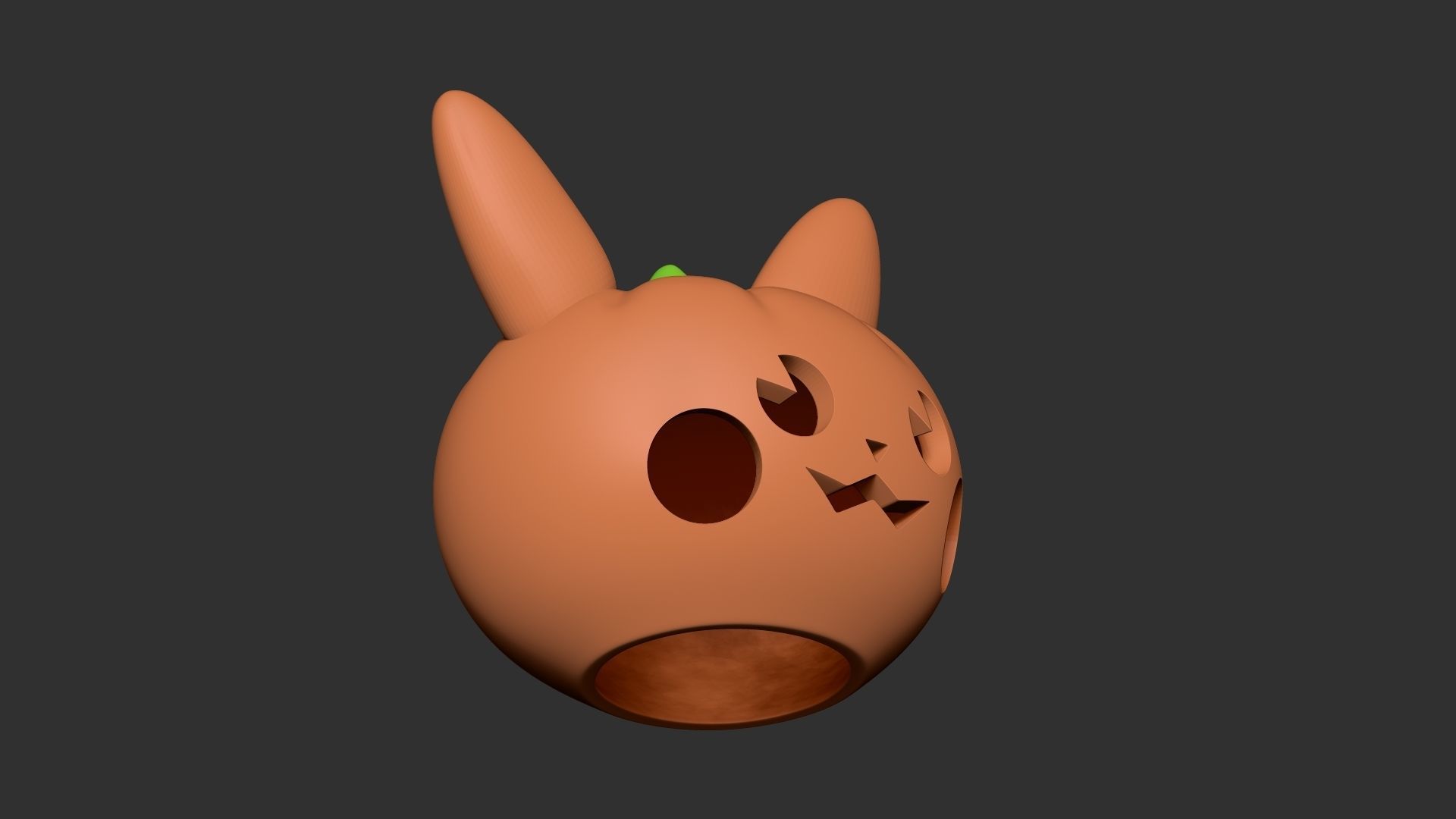 Pikachu Pumpkin - 3D Print Model 3D print model_7