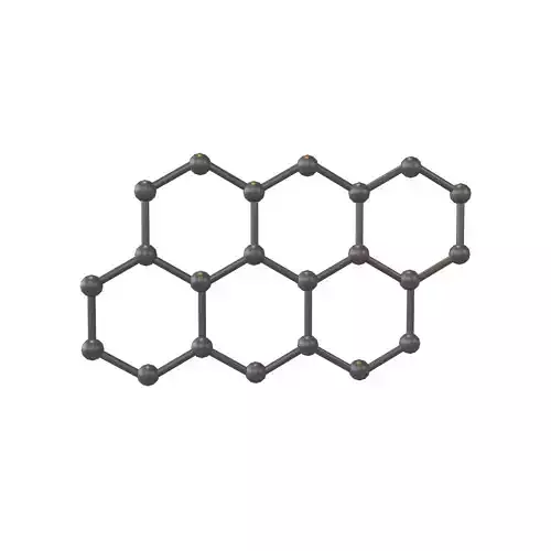 Graphene v1 001 Low-poly 3D model