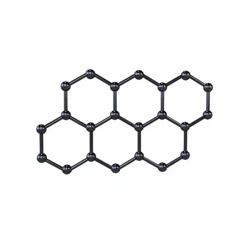 Graphene v1 005 Low-poly 3D model