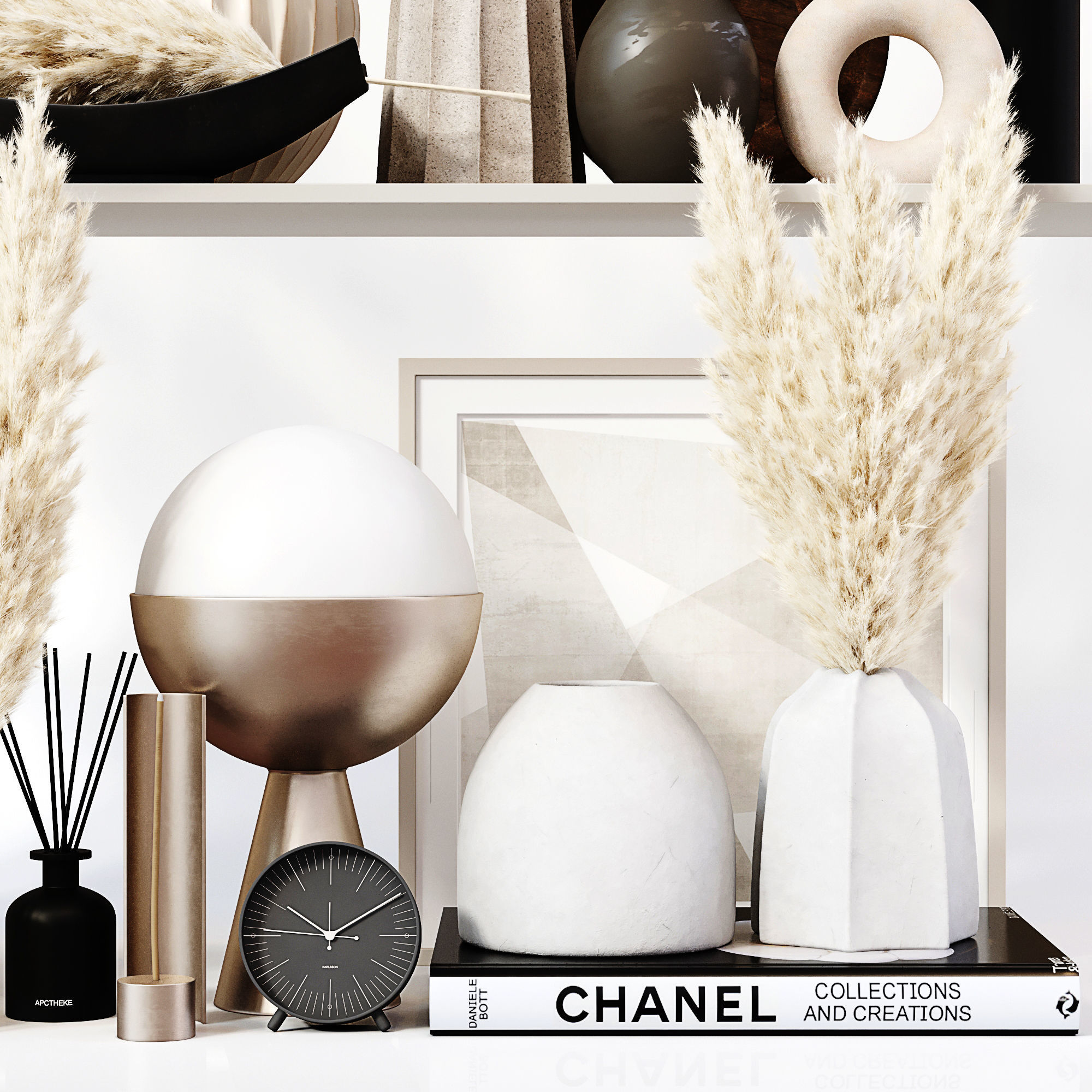 Decorative Set 084 3D model | CGTrader
