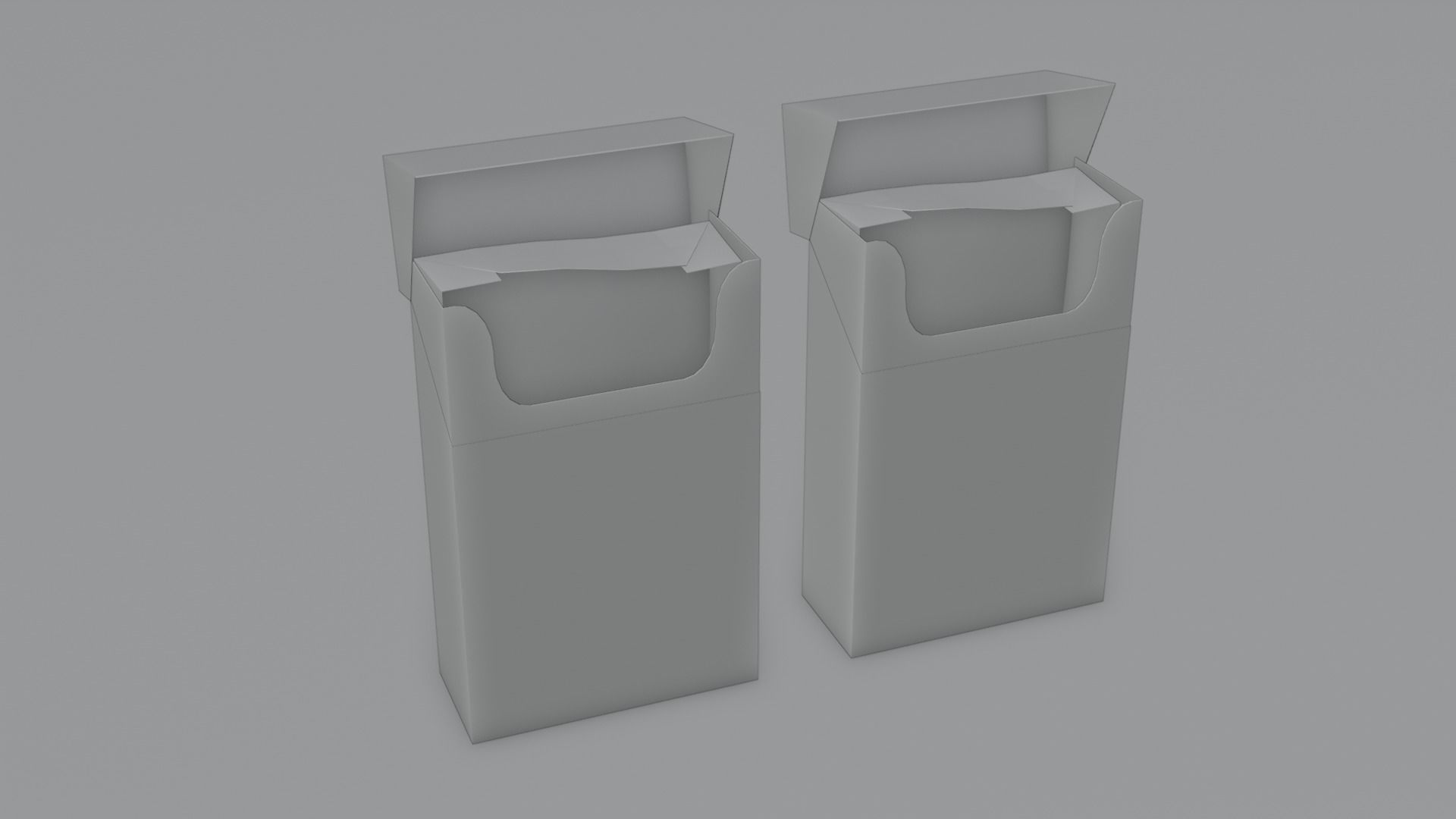 Marlboro Cigarette Box 2 Versions 4K Low-poly 3D model_2