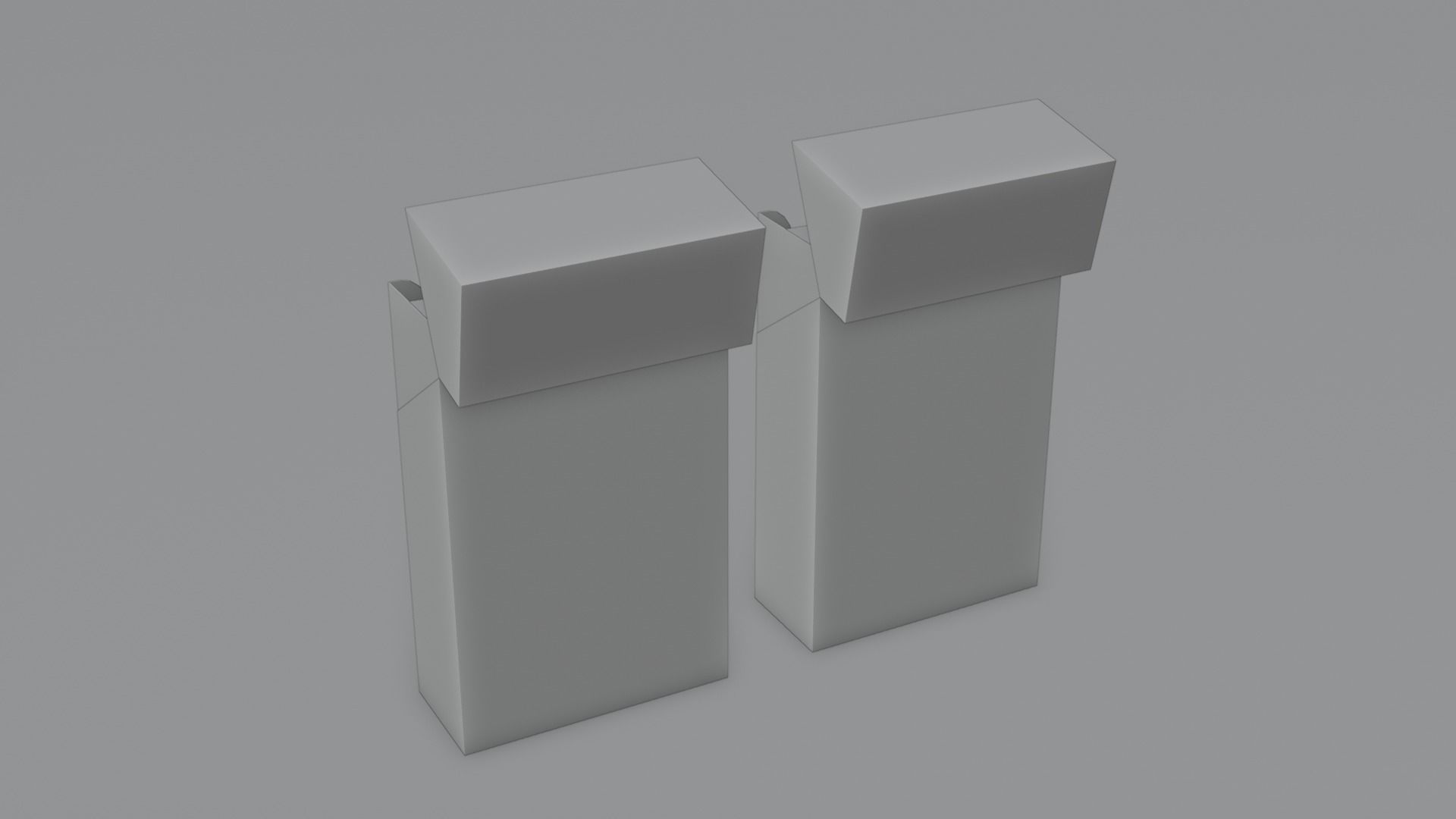 Marlboro Cigarette Box 2 Versions 4K Low-poly 3D model_5